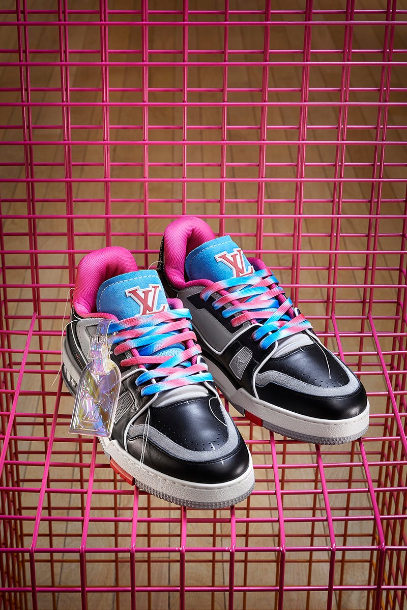 Virgil's New LV Trainers Are Made From Old Louis Vuitton Shoes