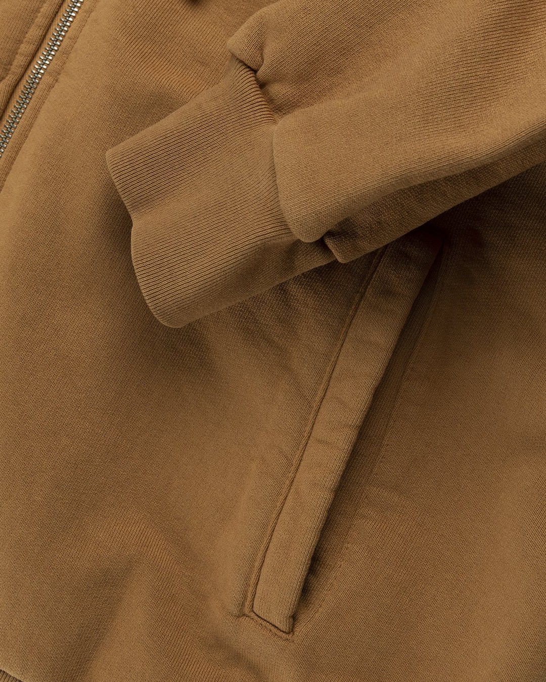 Noon Goons – High Tide Zip Hoodie Caramel - Sweats - Brown - Image 5