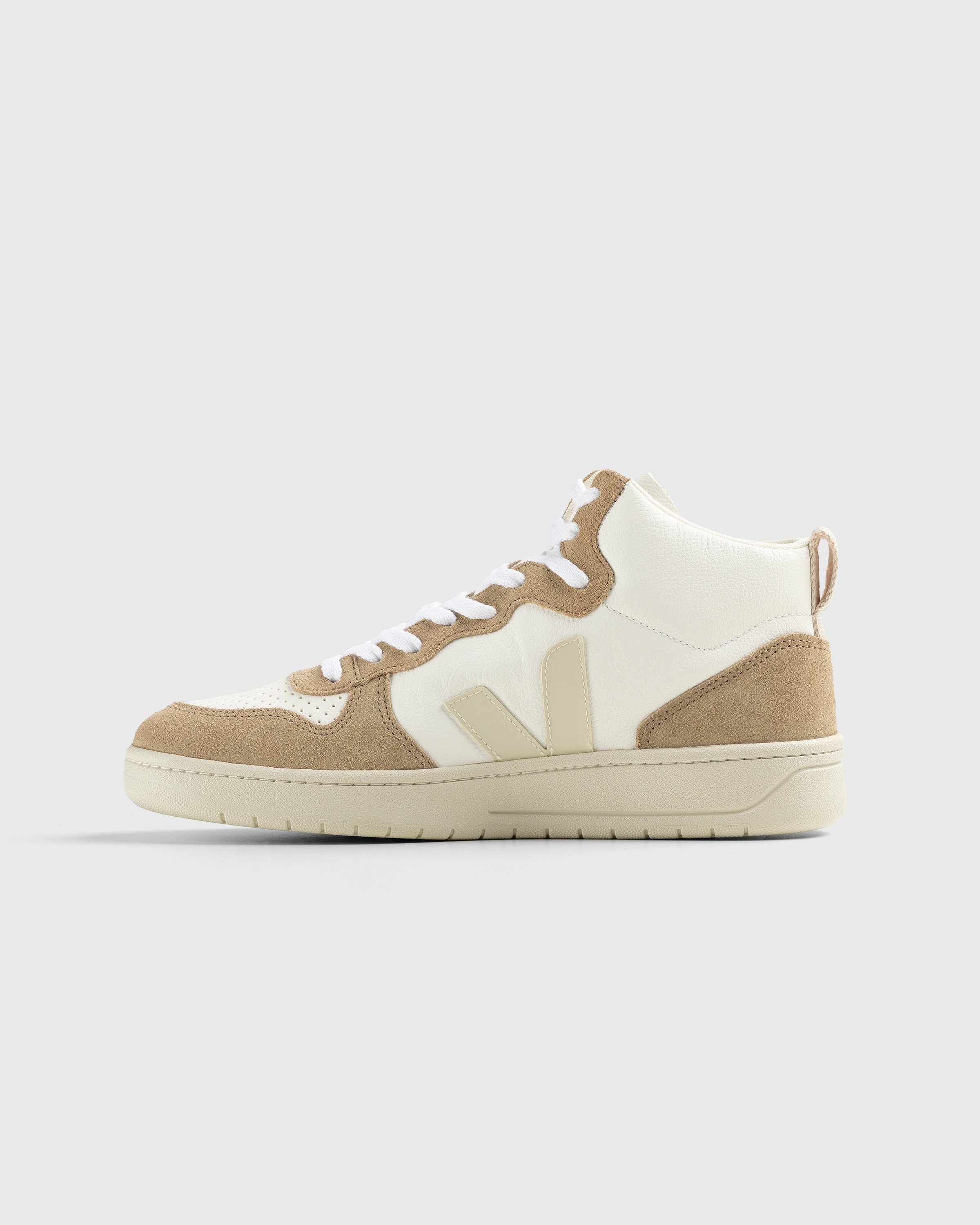 VEJA V 15 Chrome Free Leather White Pierre Sahara Highsnobiety