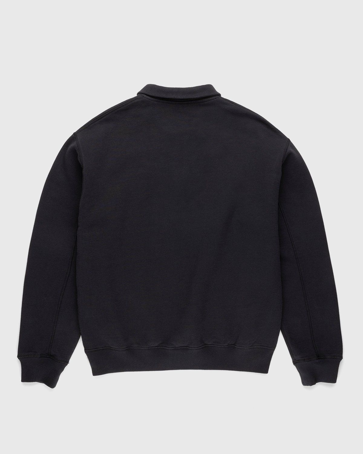 Highsnobiety – Zip Mock Neck Staples Fleece Black - Sweats - Black - Image 2