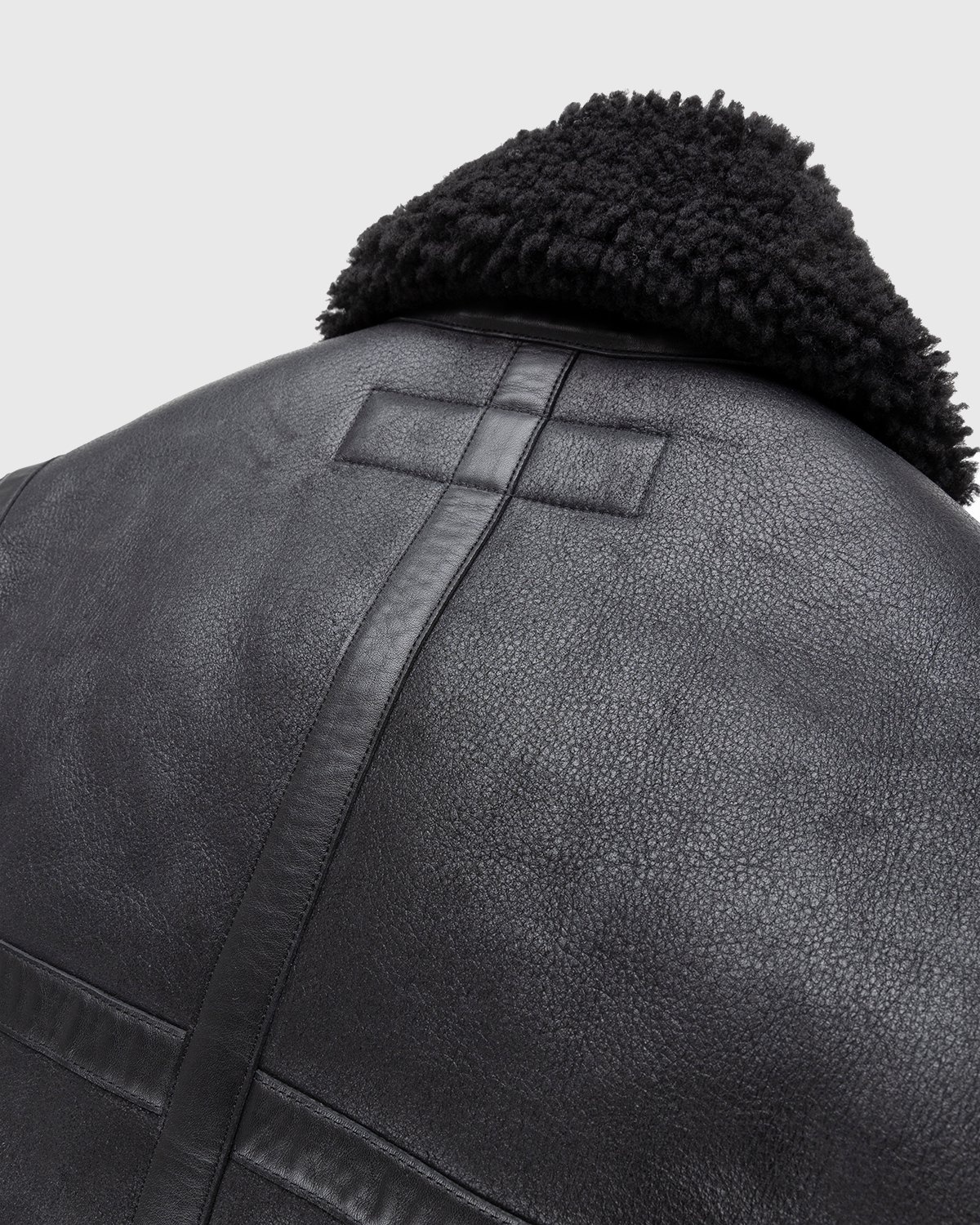 Acne Studios – Shearling Aviator Jacket Black - Outerwear - Black - Image 4