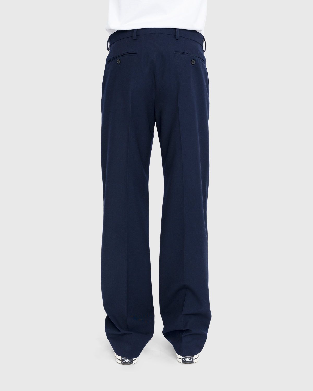 Dries van Noten – Pinnet Long Pants Blue - Pants - Blue - Image 4