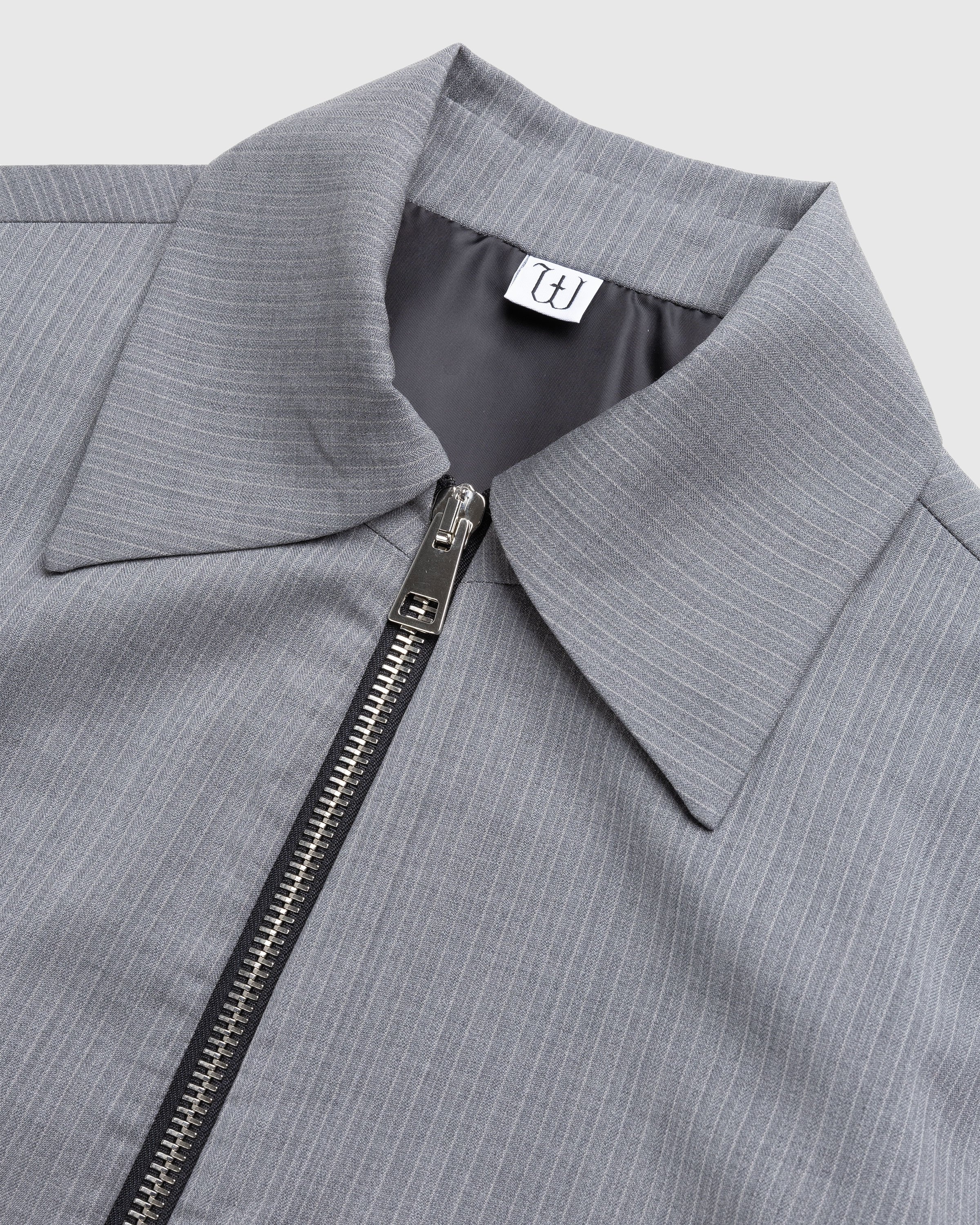 Winnie New York – Classic Zip-Up Jacket Grey - Outerwear - Grey - Image 5