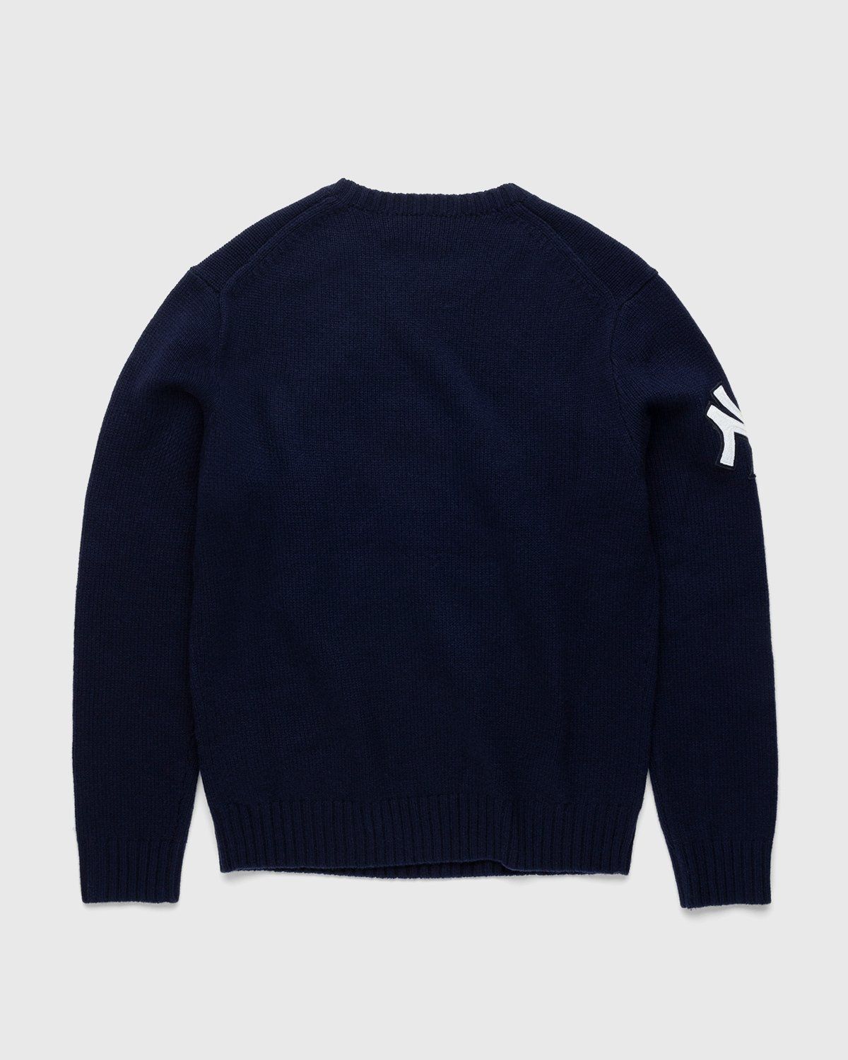 Ralph Lauren – Yankees Bear Sweater Navy - Knitwear - Blue - Image 2