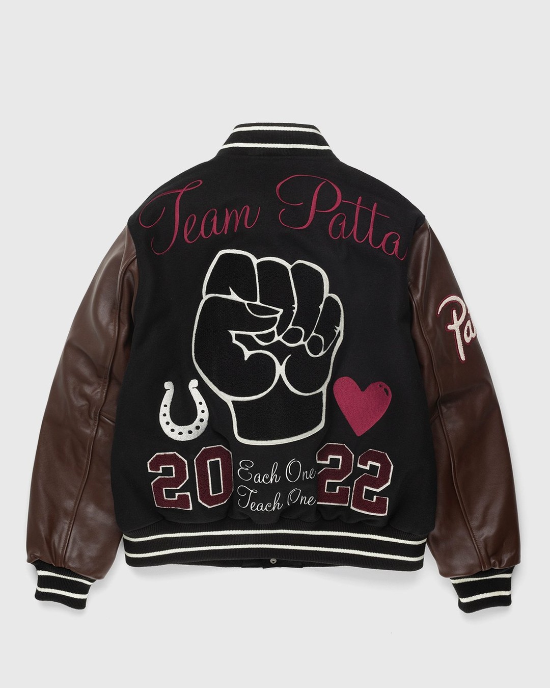 Patta – Lucky Charm Varsity Jacket Black - Outerwear - Black - Image 2