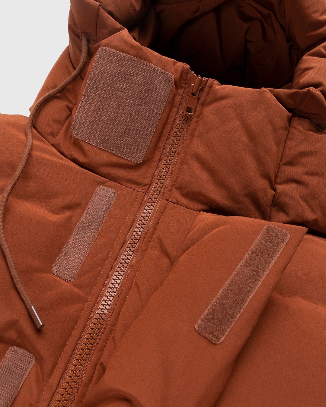 Entire Studios – SOA Puffer Jacket Rust | Highsnobiety Shop