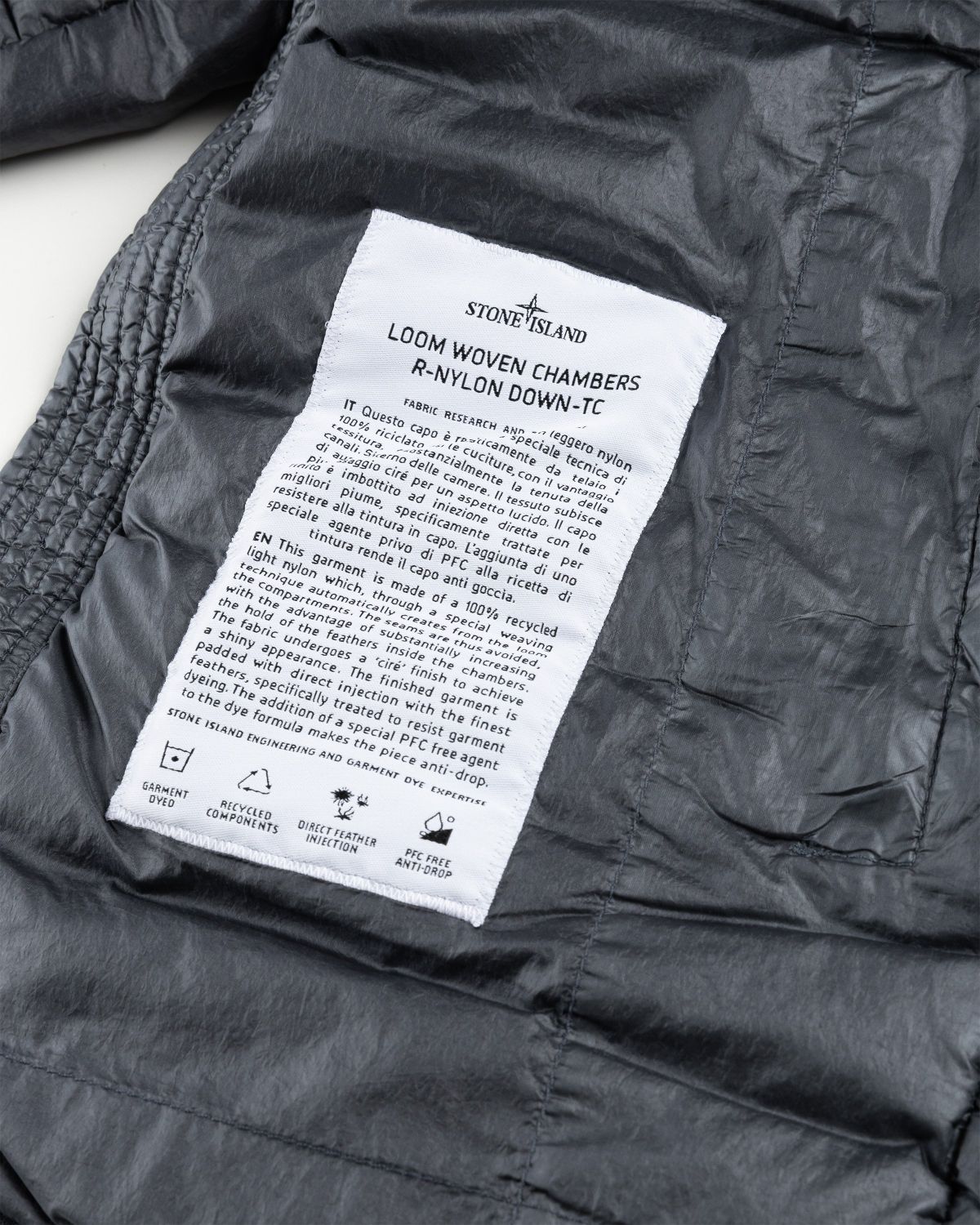 Stone Island – Packable Recycled Nylon Down Jacket Lead Grey - Outerwear - Grey - Image 5