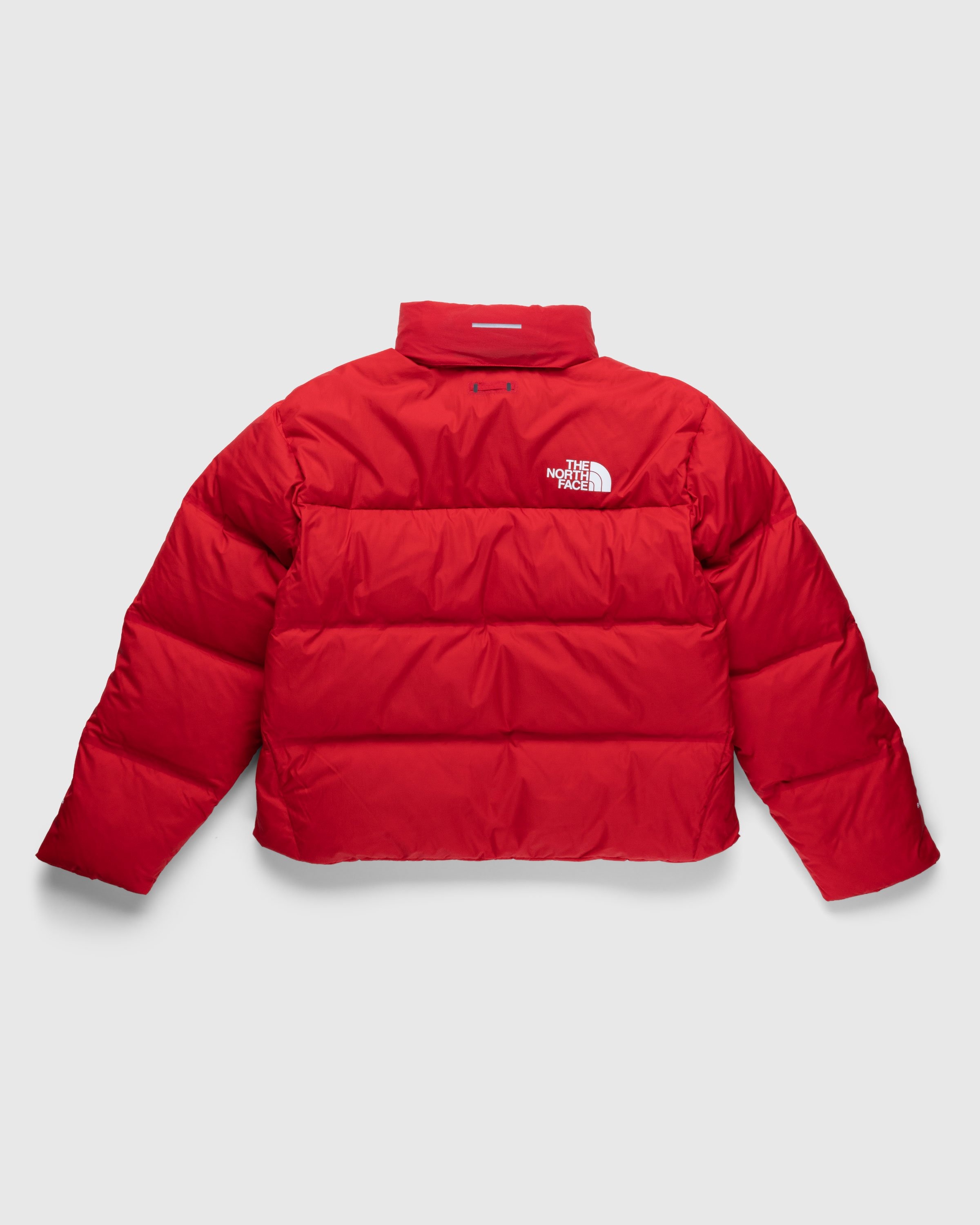 Red and white clearance north face jacket