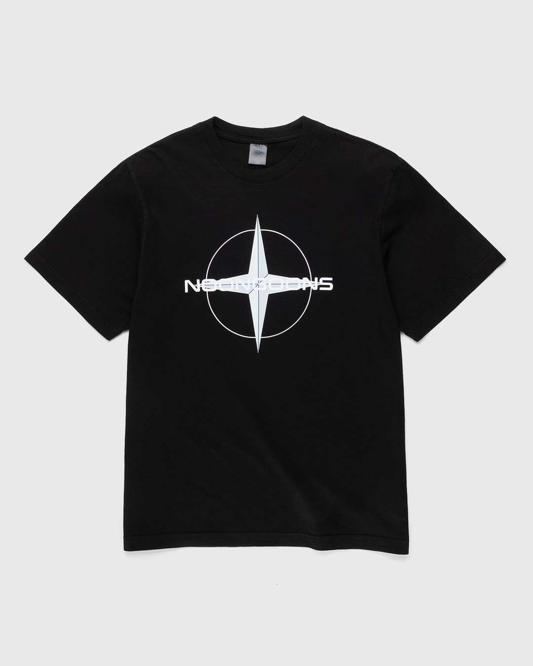 Noon Goons – Compass Tshirt Black - Tops - Black - Image 1