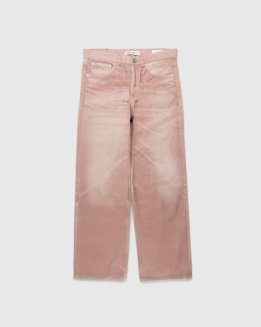 Our Legacy – Third Cut Digital Rust Denim  - Pants - Red - Image 1