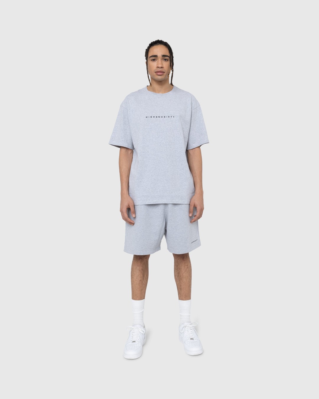 Highsnobiety – Staples T-Shirt Heather Grey - T-shirts - Grey - Image 5