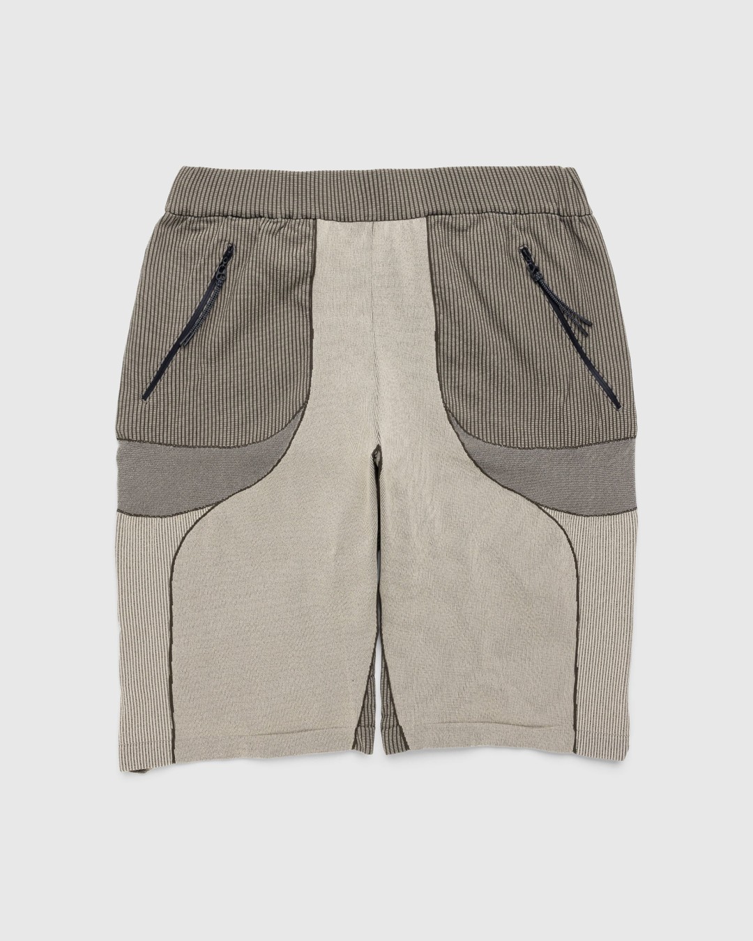 J.L-A.L – Gelder Knitted Short Brown/Sand - Shorts - Green - Image 1