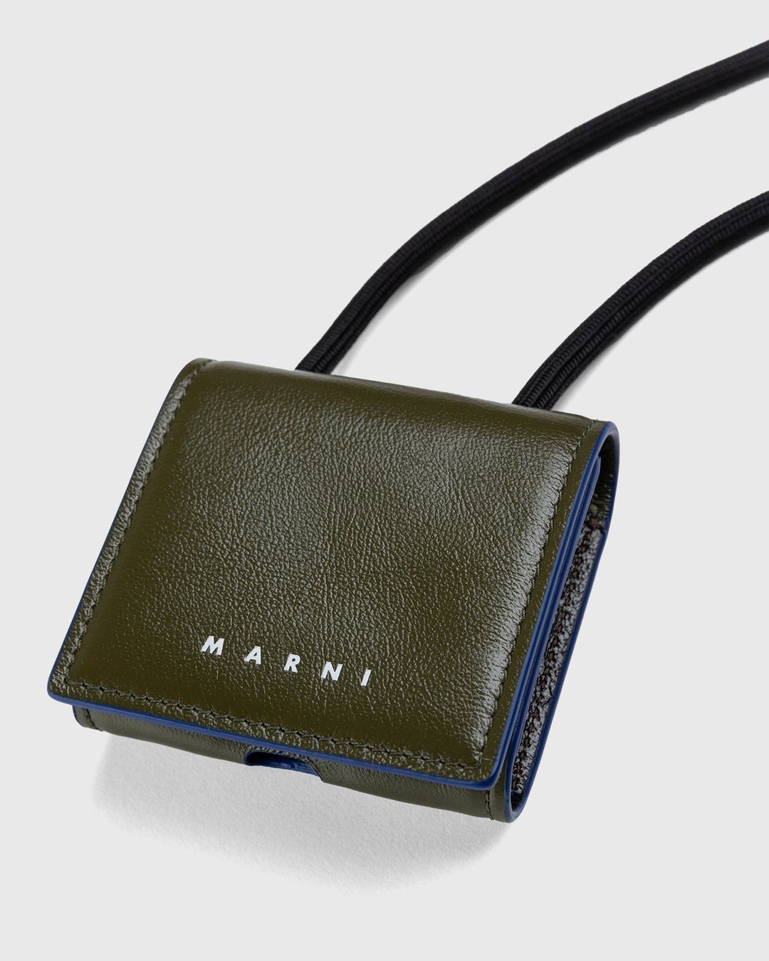 Marni – Calf Leather AirPods Case Green - Phone cases - Green - Image 3