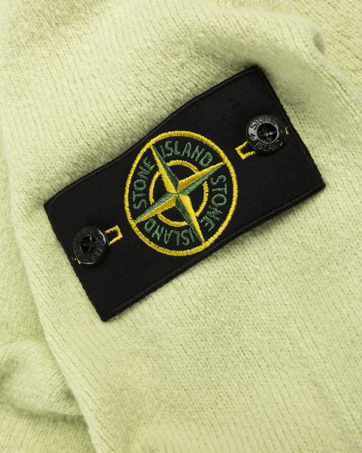 Stone Island – 548D2 Stockinette Stitch Sweater Light Green - Knitwear - Green - Image 5