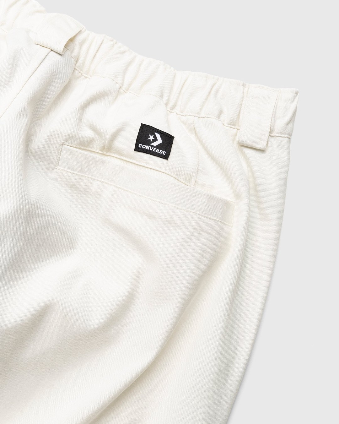 Converse – Much Love Double Pleat Chino Pant Egret - Pants - White - Image 3