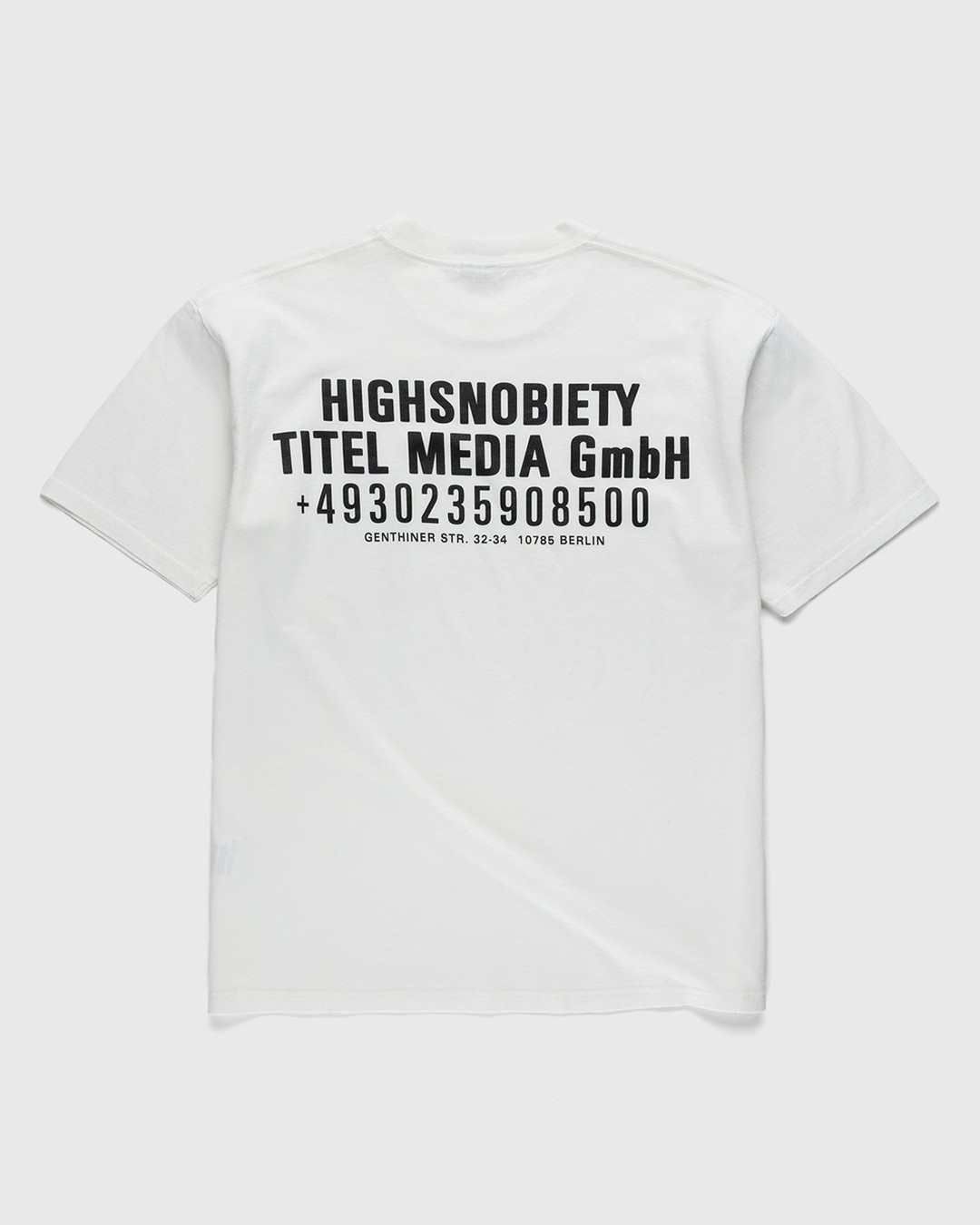 Highsnobiety – Titel Media GmbH T-Shirt White - T-shirts - White - Image 1