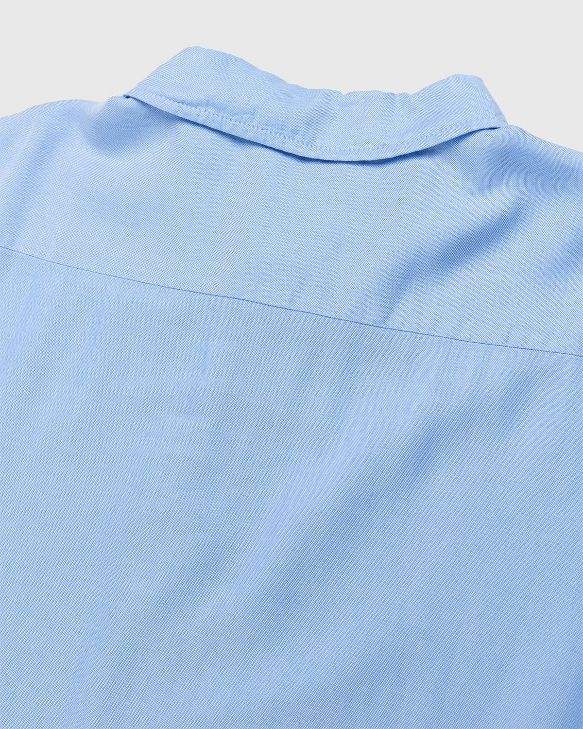Acne Studios – Classic Monogram Button-Up Shirt Light Blue - Shirts - Blue - Image 3