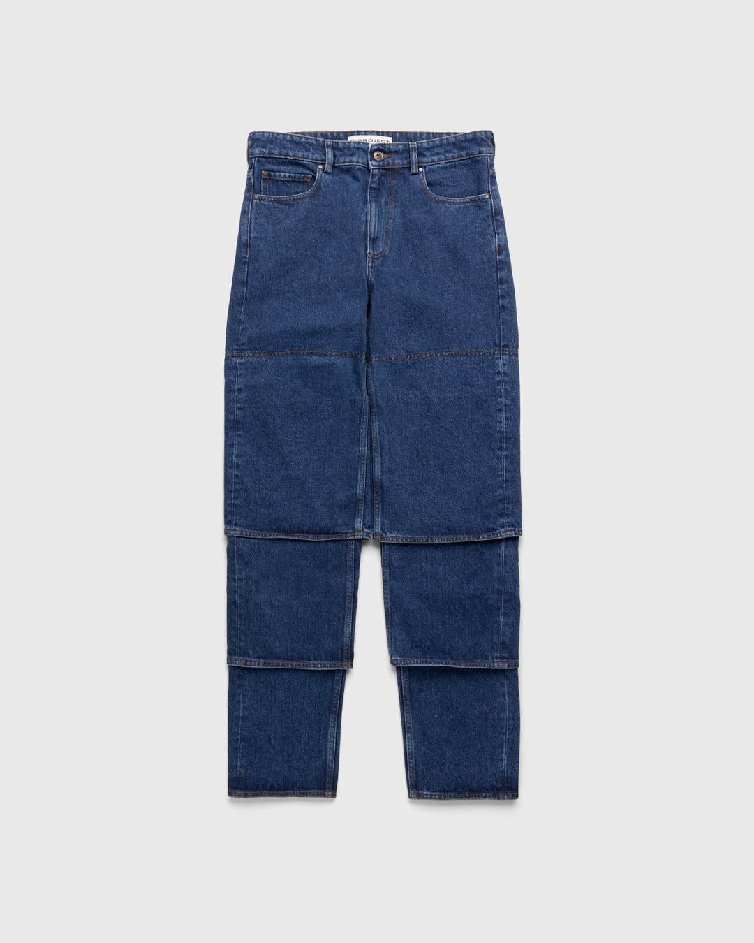 Y/Project – Classic Multi-Cuff Jeans Blue - Denim - Blue - Image 1