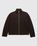 Our Legacy – Shrunken Full-Zip Polo Brown