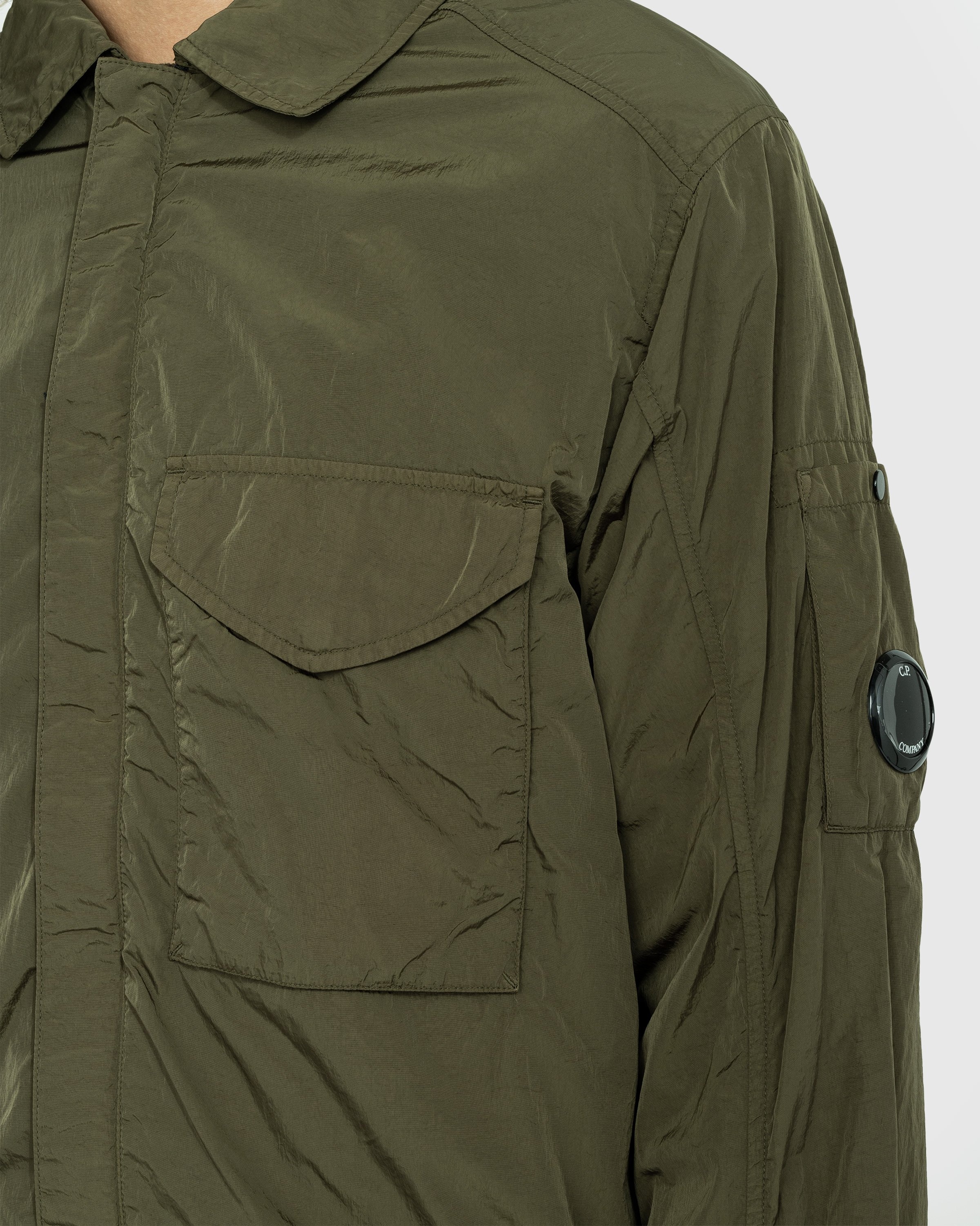 C.P. Company – Chrome-R Overshirt Ivy Green - Outerwear - Green - Image 5