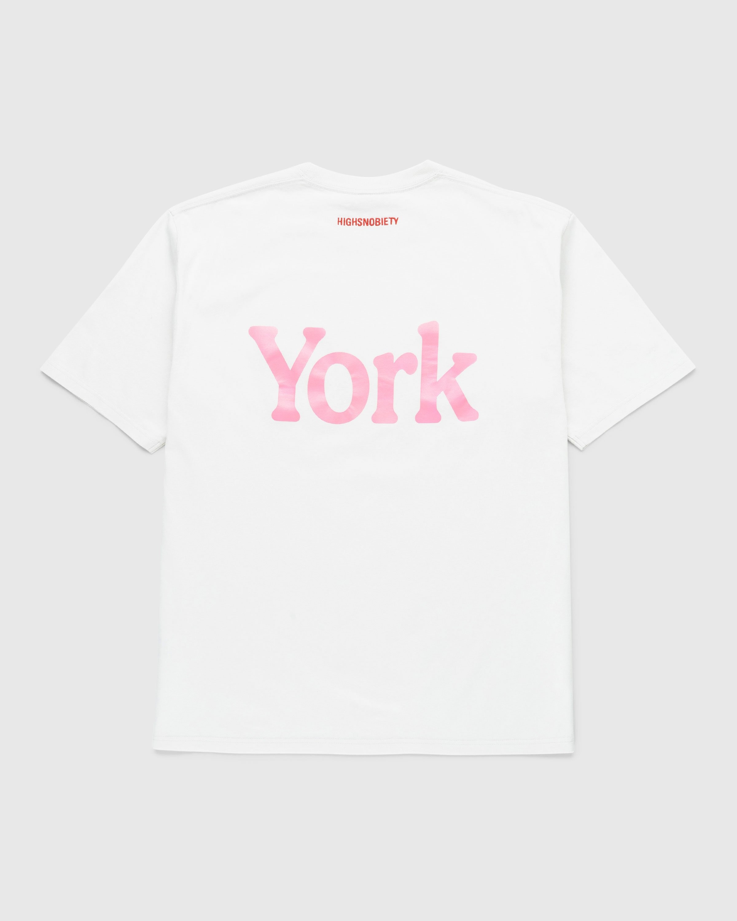 Highsnobiety – Neu York T-Shirt White - T-shirts - Grey - Image 2