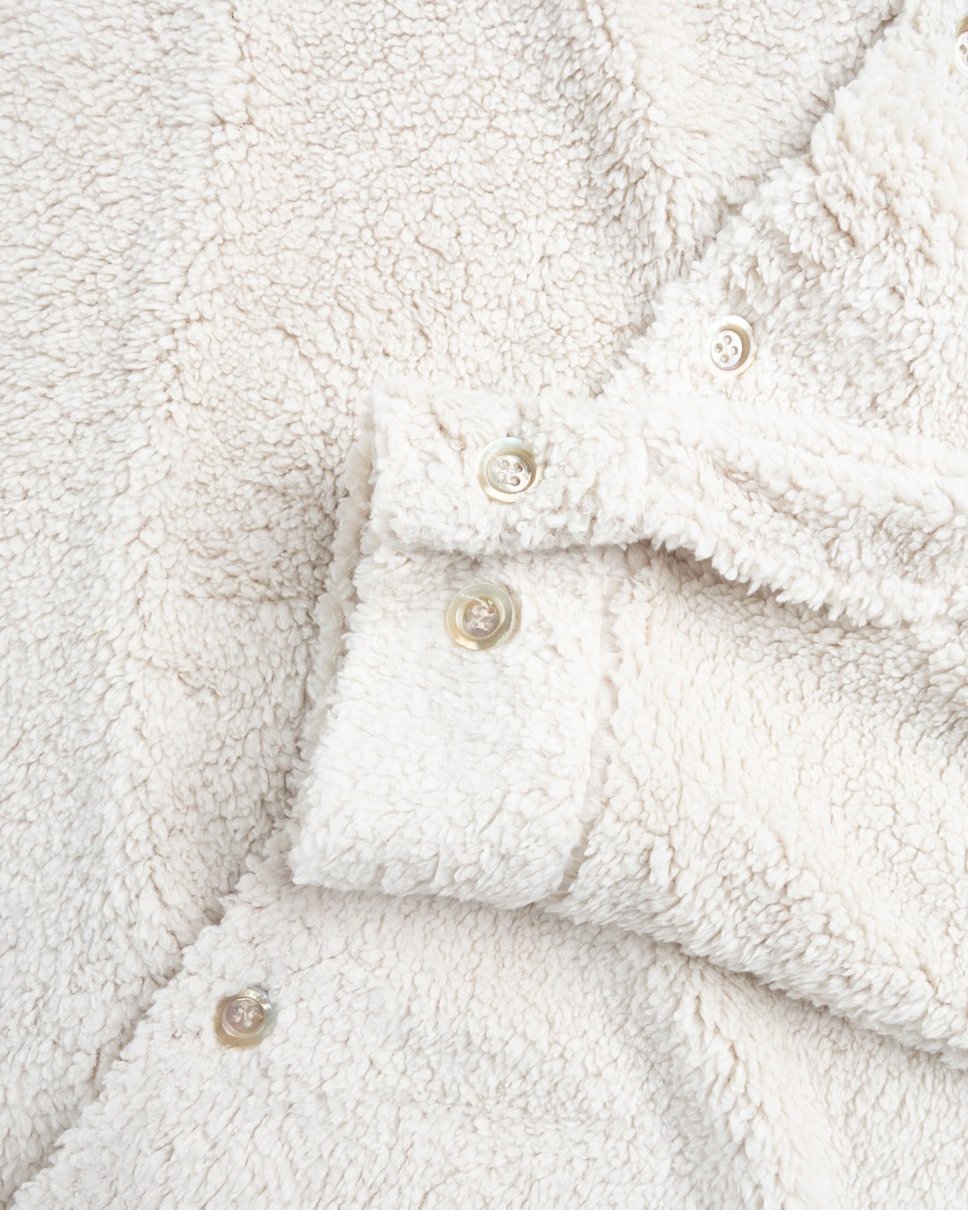 Séfr – Sense Overshirt Polar White Fleece - Outerwear - White - Image 6