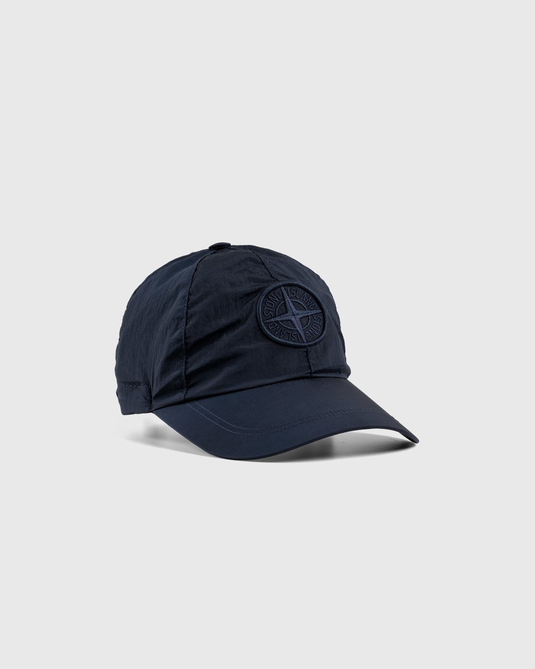 Stone Island Nylon Metal Six Panel Cap Navy Blue Highsnobiety Shop