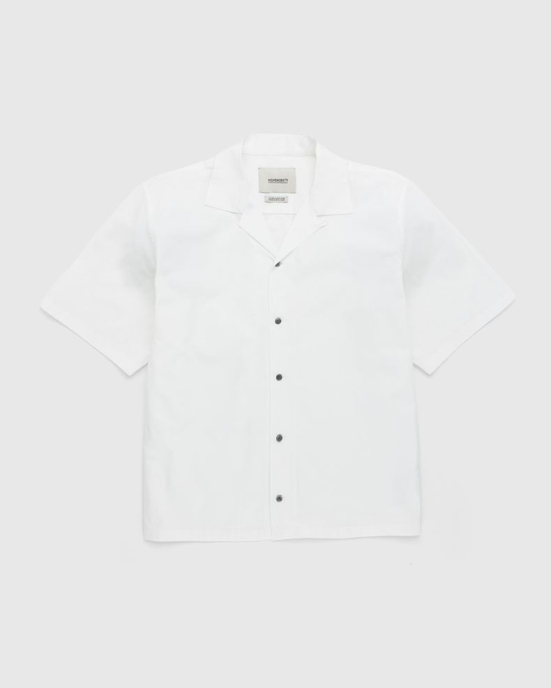 Highsnobiety – Poplin Short-Sleeve Shirt White