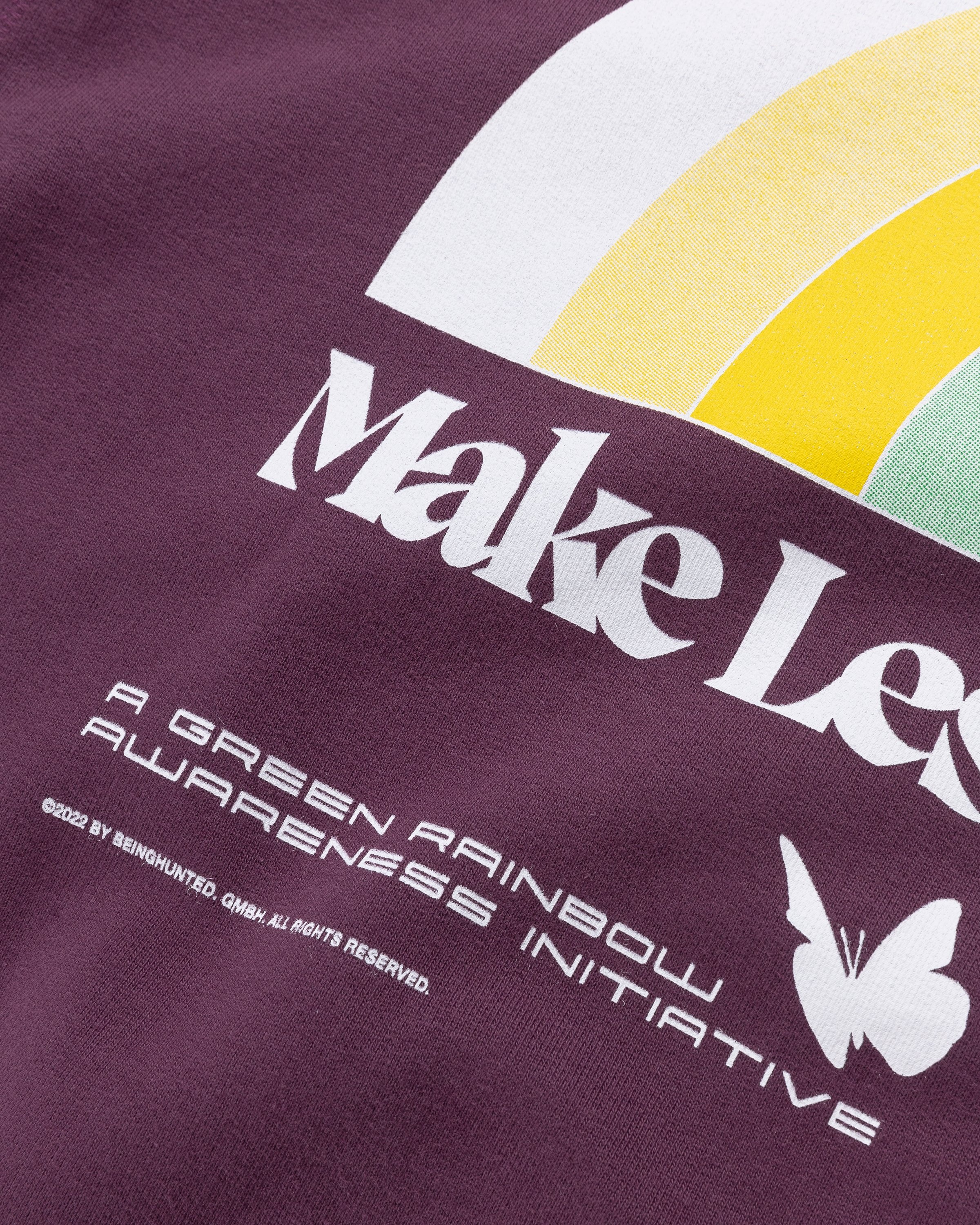 BEINGHUNTED x Highsnobiety – BERLIN, BERLIN 3 Zip Mock Neck Purple - Sweats - Purple - Image 6