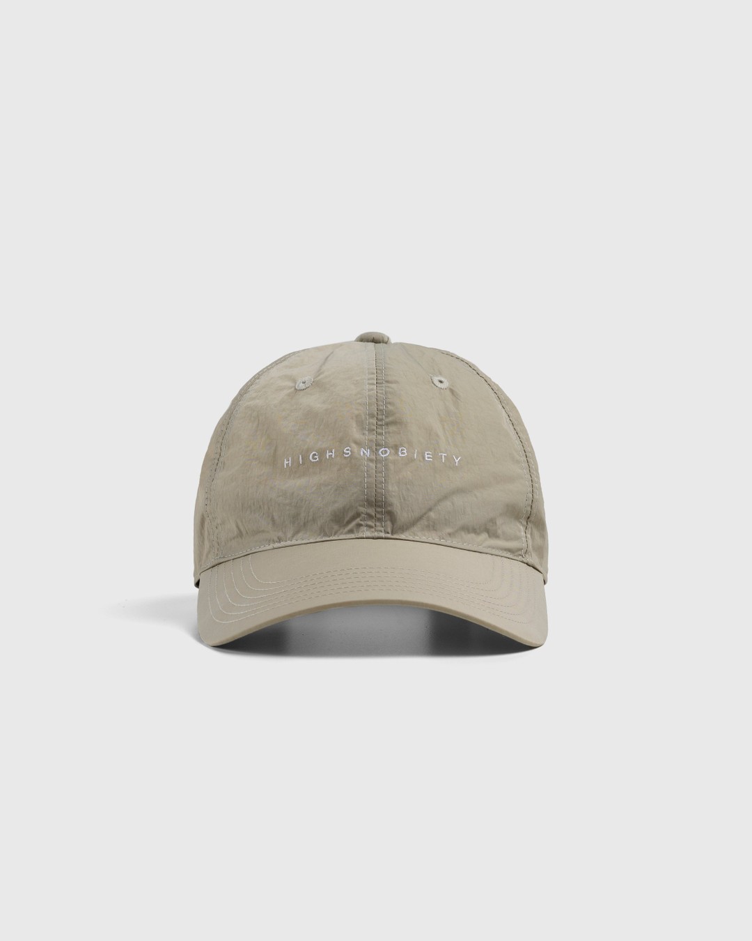 Highsnobiety – Nylon Ball Cap Beige - Hats - Beige - Image 2
