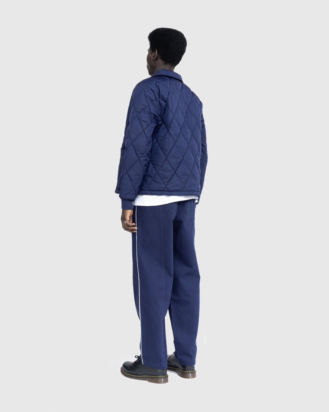 Puma x Noah – Water-Repellent Quilted Jacket Navy - Outerwear - Blue - Image 3