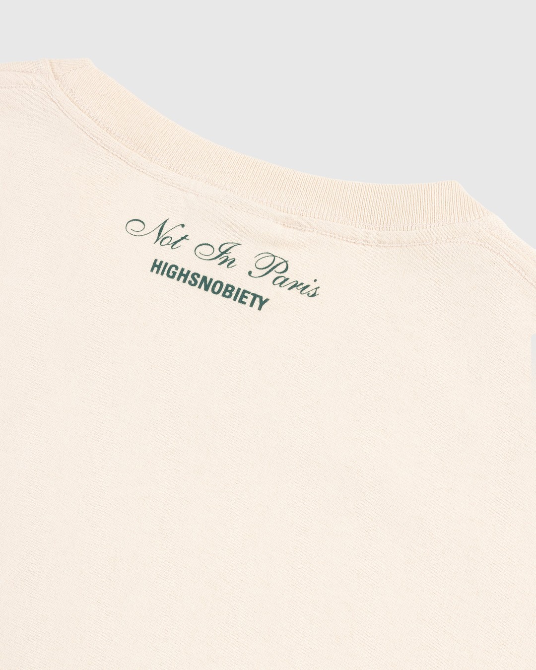 Highsnobiety – Not in Paris 5 T-Shirt Eggshell - Tops - Beige - Image 7
