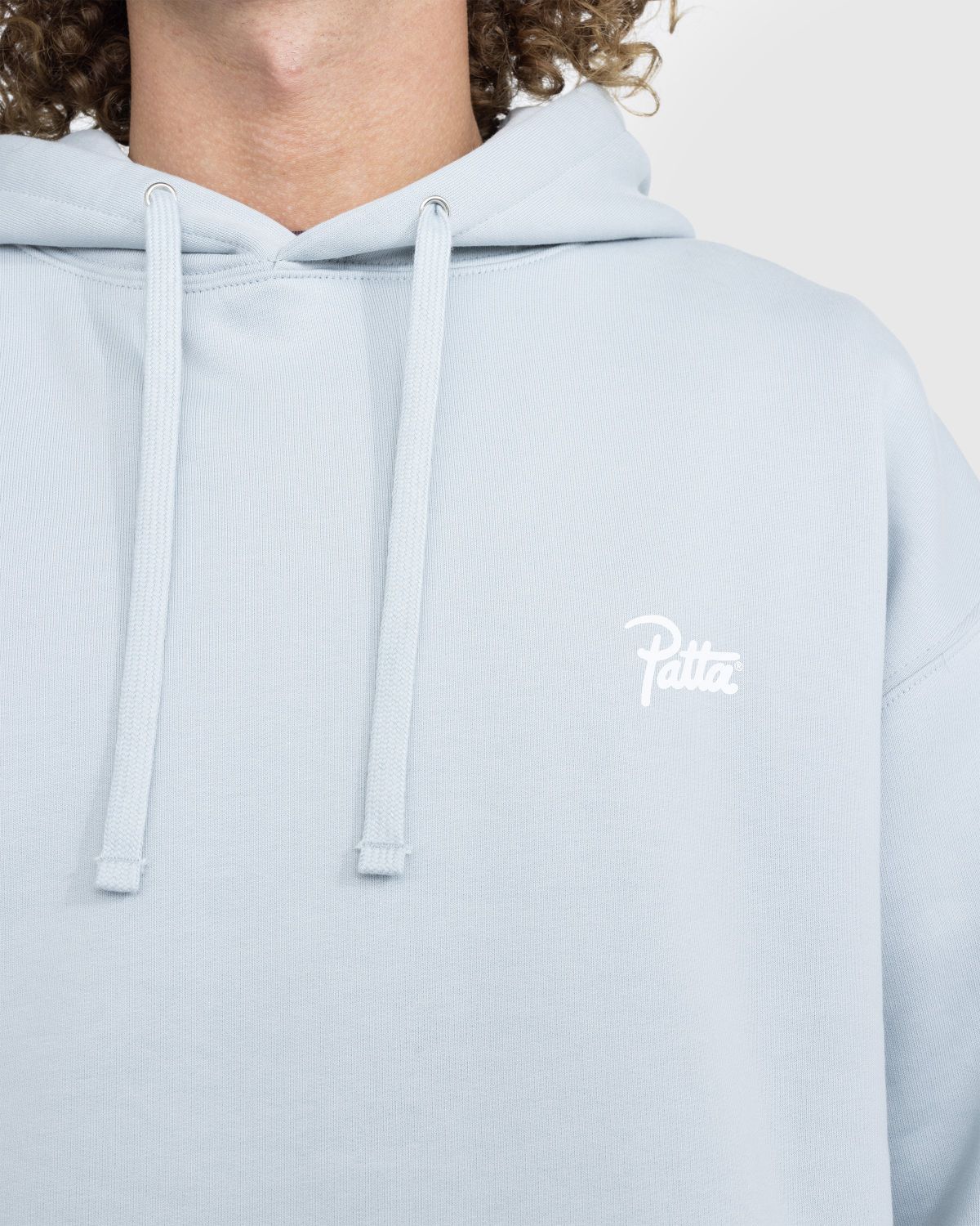 Patta – Basic Hooded Sweater Pearl Blue - Sweats - Blue - Image 4