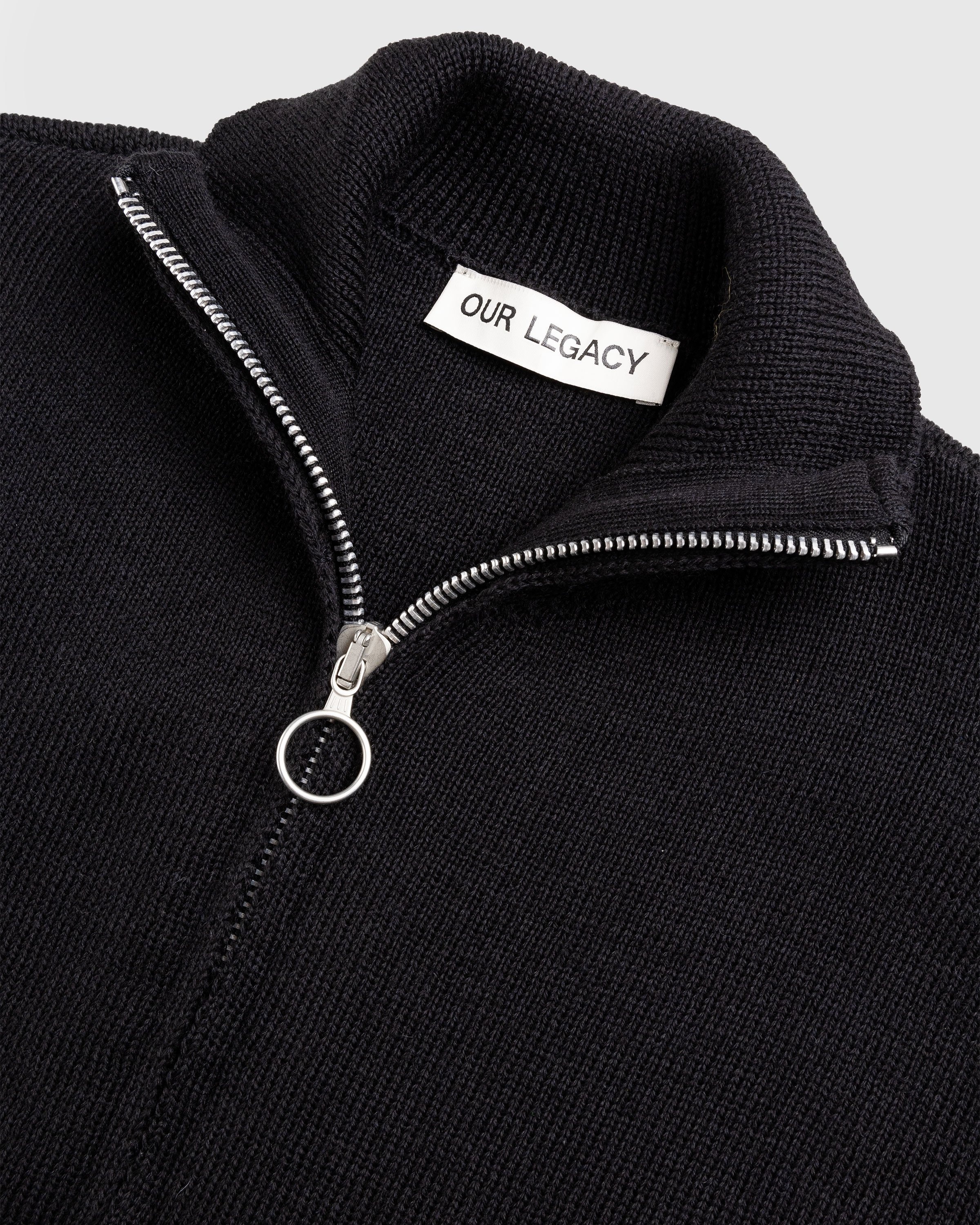 Our Legacy Funichan Sweater Black Rustic Merino Highsnobiety Shop