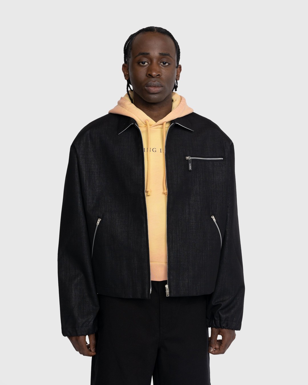 Acne Studios – Zippered Jacket Black - Outerwear - Black - Image 2