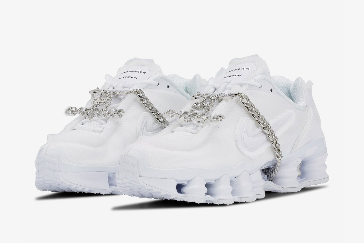 comme des garcons nike shox release date price