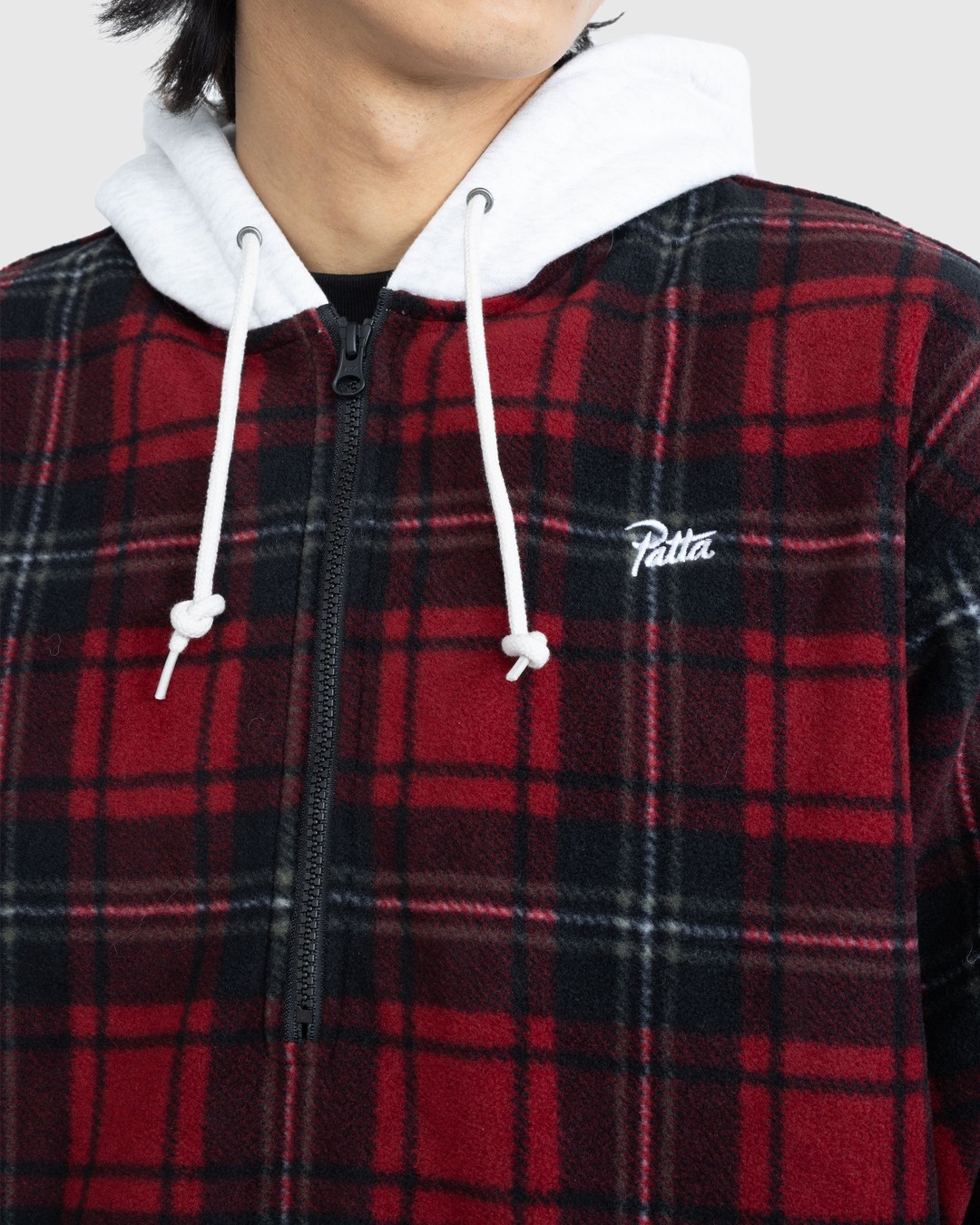 Tartan fleece discount jacket