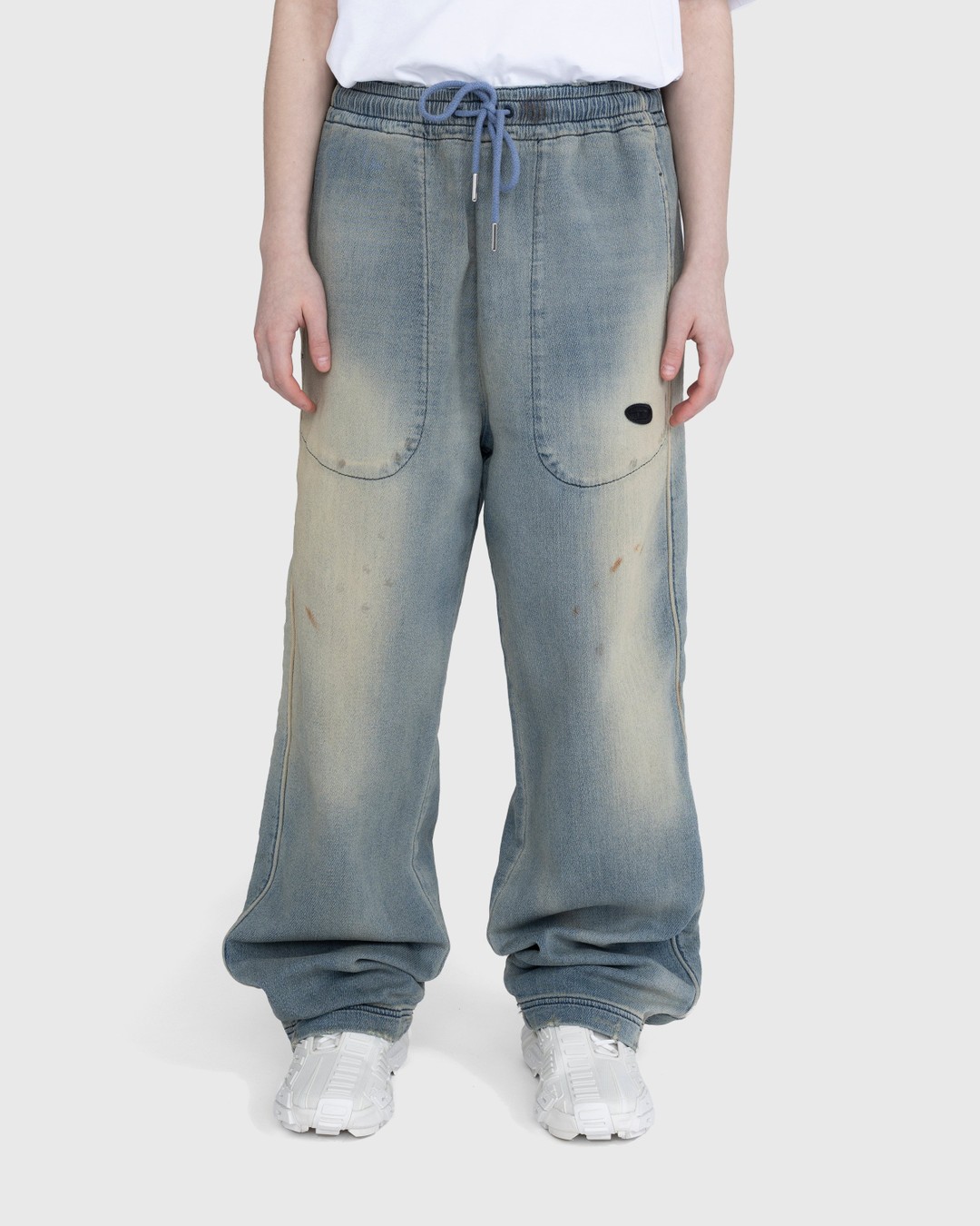 Diesel – D-Martians Track Denim Blue - Pants - Brown - Image 2