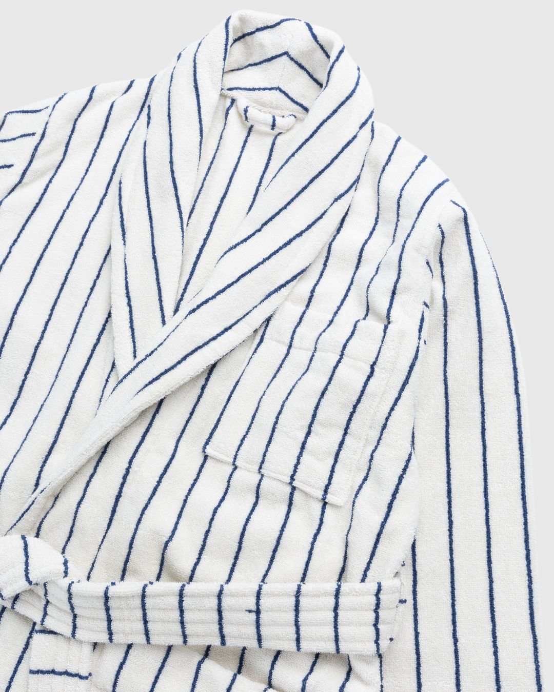 Tekla Classic Bathrobe Striped Carmel Highsnobiety Shop