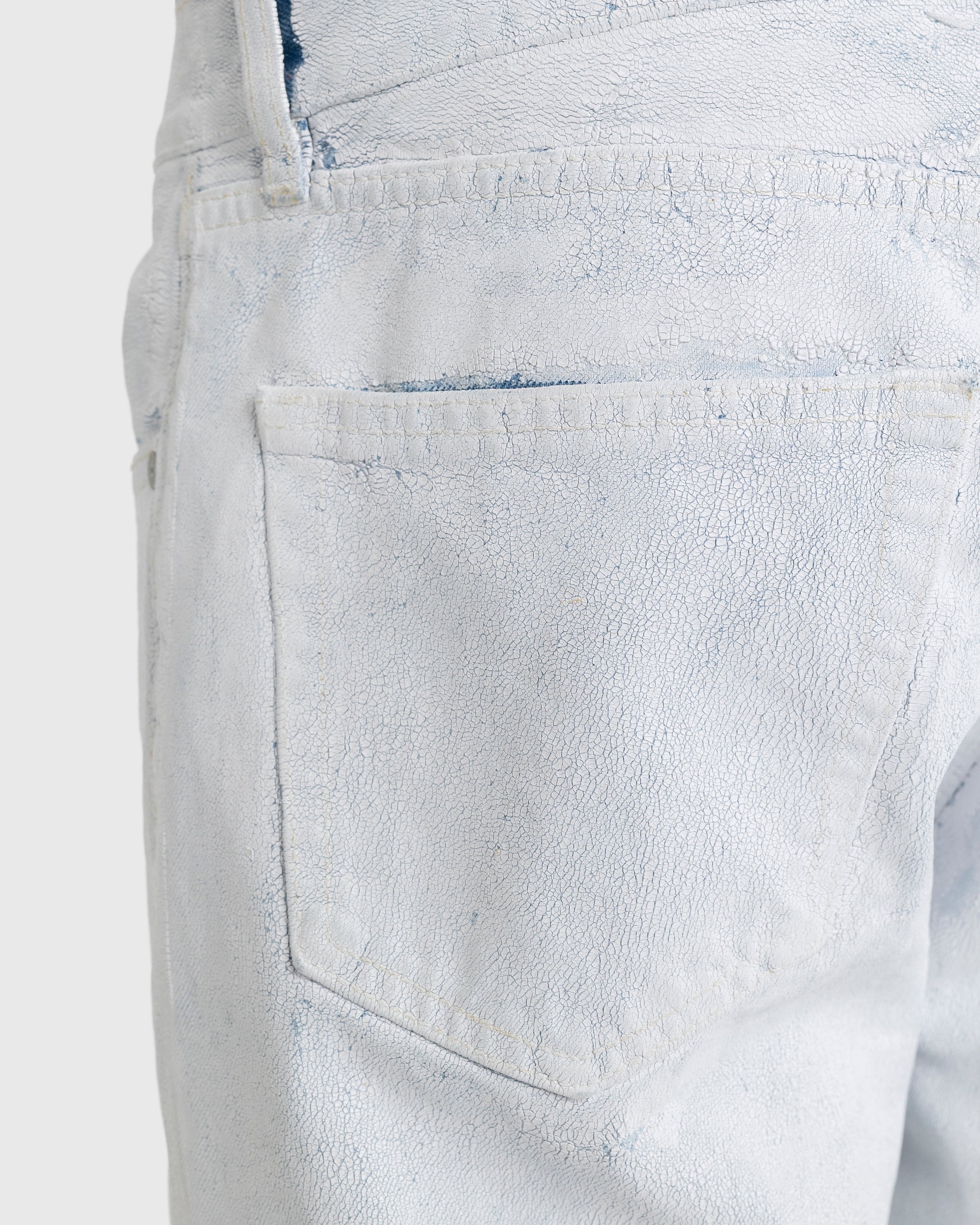 Maison Margiela – 5-Pocket Paint Jeans White - Pants - White - Image 5