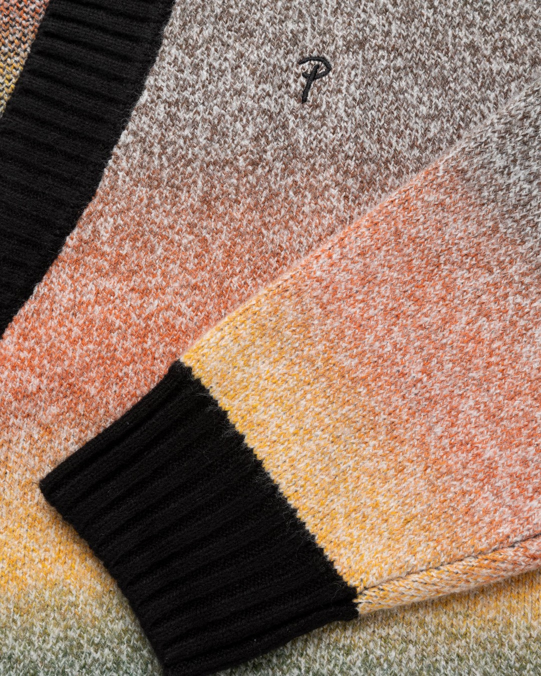 Patta – Space Dye Knitted Cardigan Multi - Knitwear - Multi - Image 5