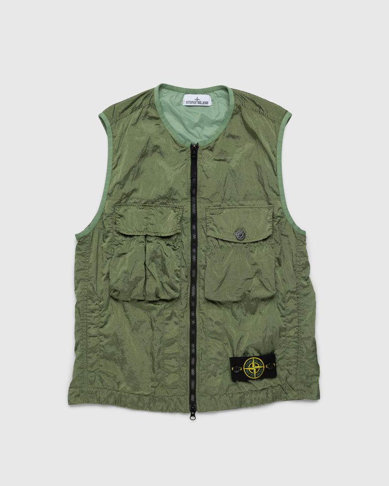 Stone Island – Giubbotto S/Maniche Green 7815G0619