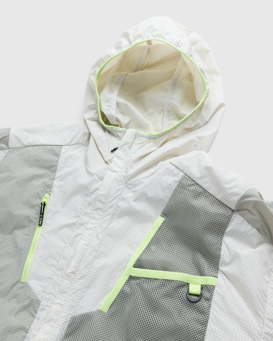 Adidas – U Voyager Light Windbreaker Aluminum/Feather Grey - Outerwear - Beige - Image 4