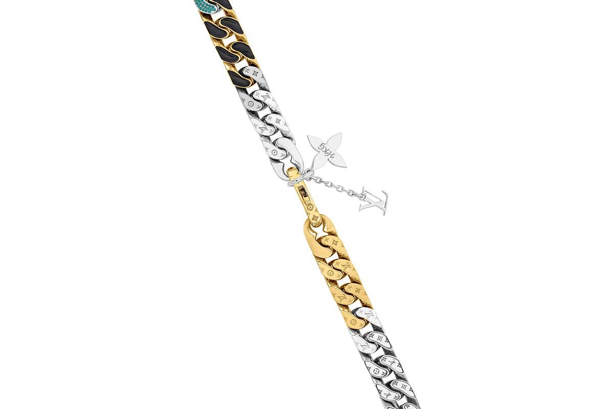 louis vuitton lv chain link neckalces (6)