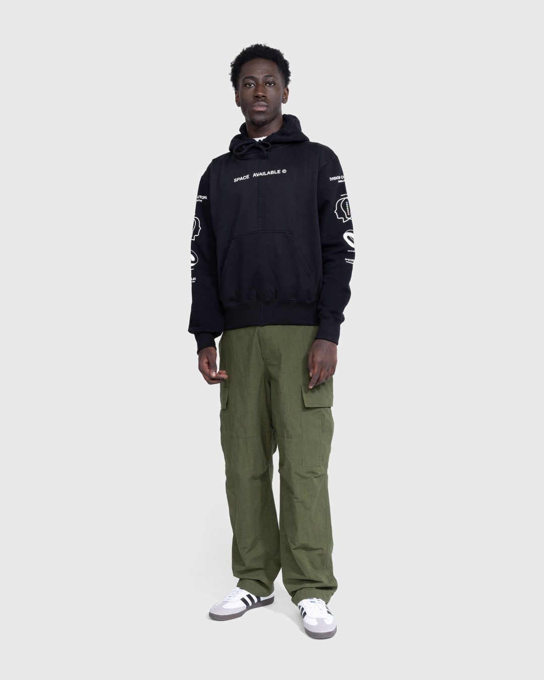 Space Available Studio – Artisan Nature Hoodie Black - Sweats - Black - Image 3