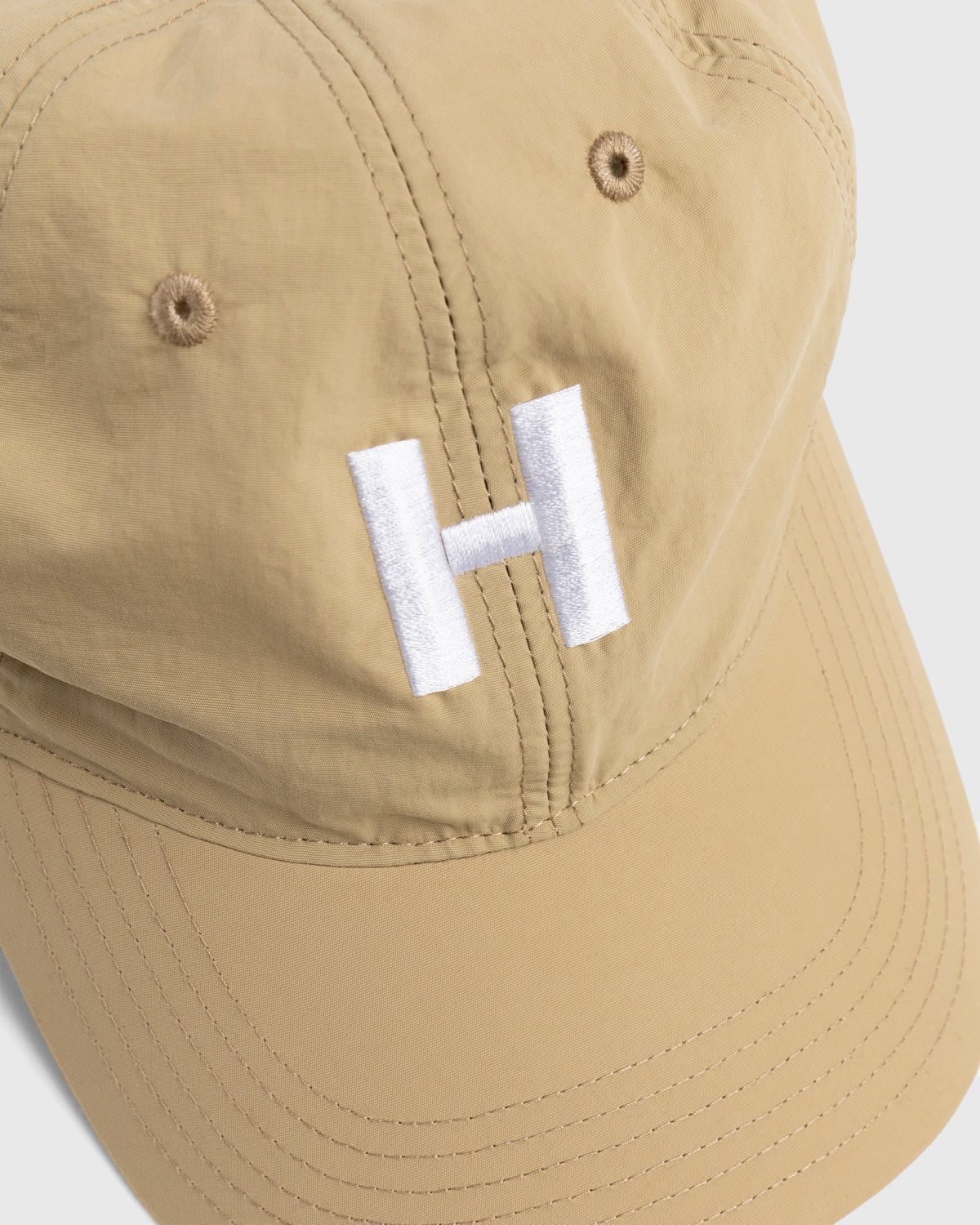 Highsnobiety – Peached Nylon Ball Cap Tan - Hats - Beige - Image 5