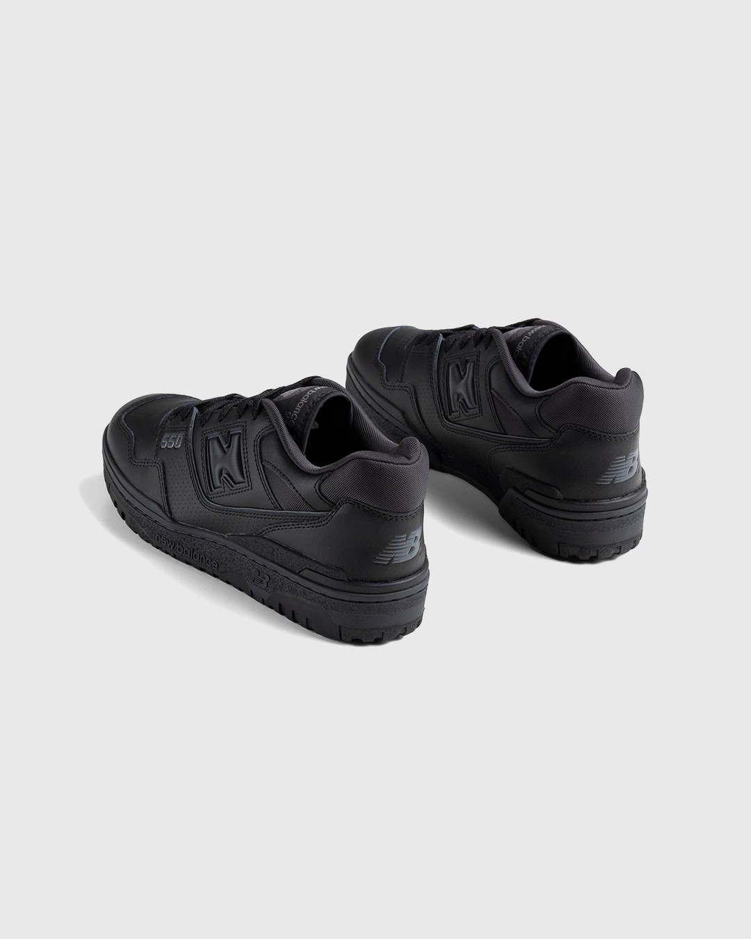 New balance online black leather mens