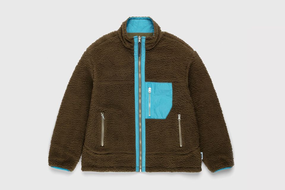 stüssy sherpa fleece 8 ball