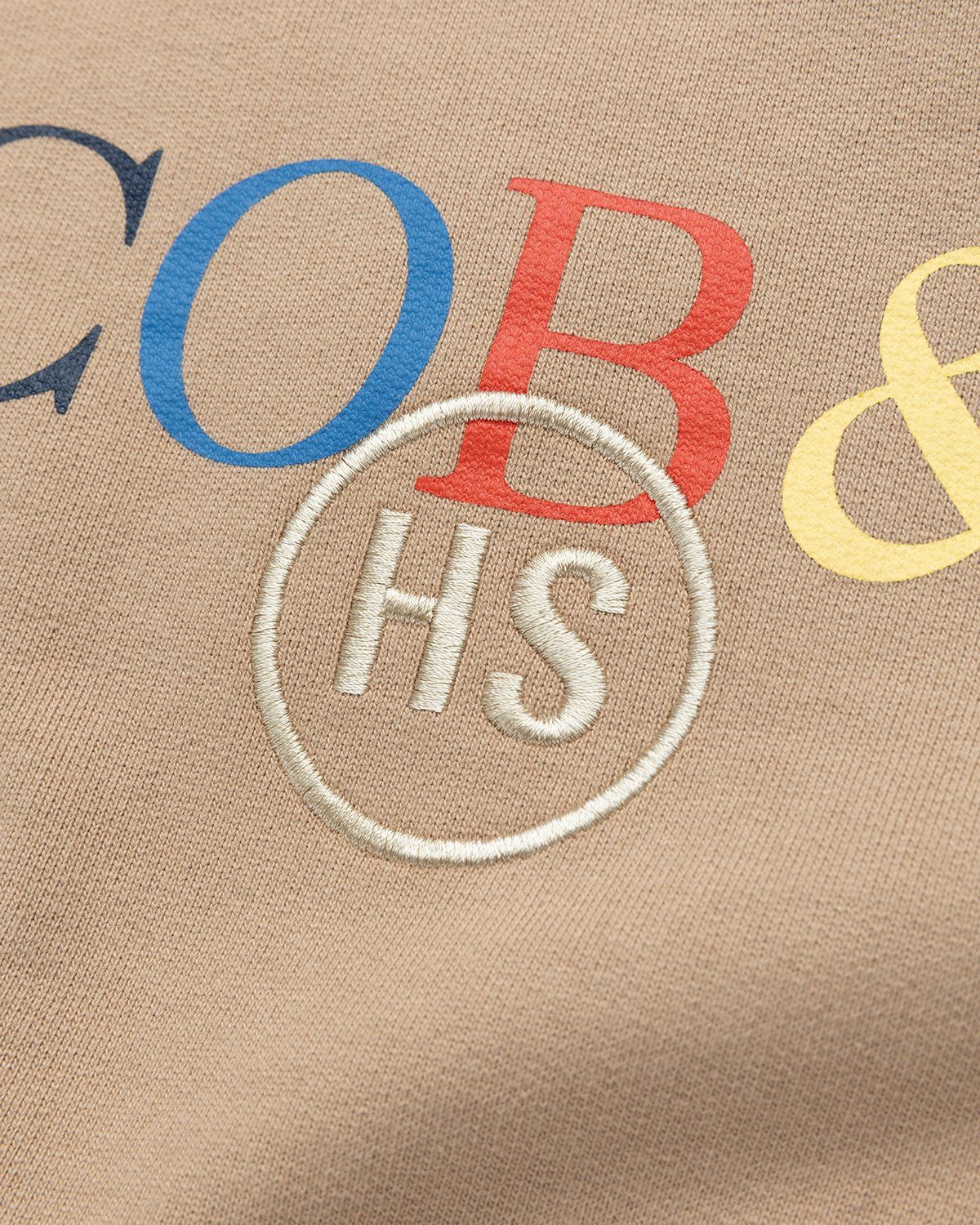 Jacob & Co. x Highsnobiety – Multicolor Logo Fleece Hoodie Brown - Image 3