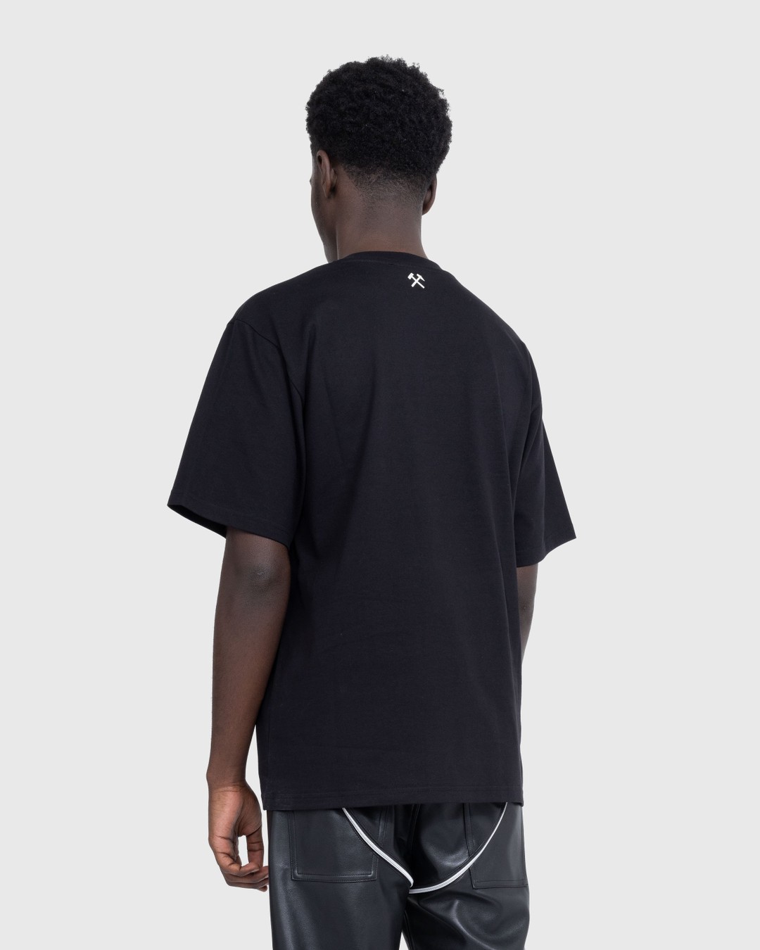 GmbH – Birk T-Shirt With Logo Print Black - Tops - Black - Image 3